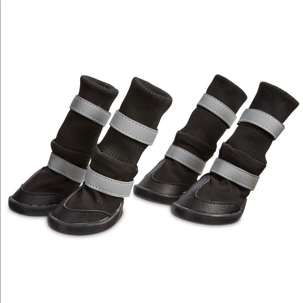 Good2Go Black All Weather Dog Boots - Medium - NWT